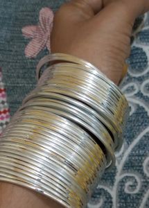 Silver Bangle Set