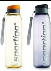 Cello Sportigo Plastic Bottle Set, 1 Litre, Set Of