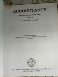 Accountancy Textbook XI