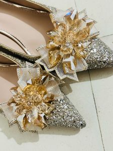 OZZARO  Glitter Party  Block Heels