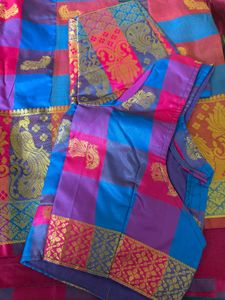 BluePink Saree