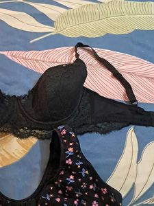 Combo  Of  Three  Front Open Bra N Panty