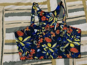 Floral Print Crop Top (Unused)