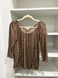 Michael Kors Animal Print Top