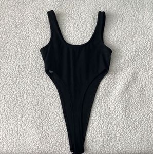 Black One Piece Swimsuit
