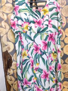 Floral Print  Aline Maxi Dress