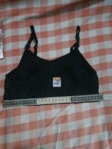 White &amp; Black Cotton Bra