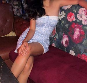 Blue Floral Mini Dress