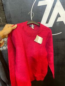 Red Pullover Sweater
