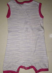 A GOTS 100% Pure Parade Organics Cotton Romper