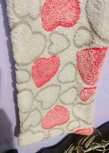 Heart Print Cozy Leggings Lenth/33