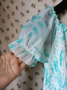 Blue Floral Maxi Dress