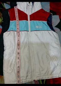 Kids Red Sleeveless Jacket combos