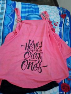 Pink Flared Top