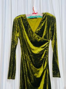 Velvet Midi Dress