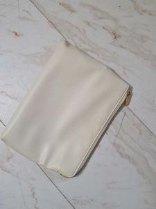 Charles And Keith Offwhite Pouch