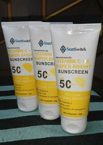 SunSwitch Vitamin C+E Sunscreen