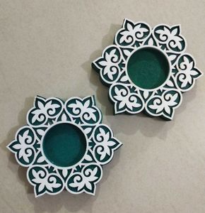 Wooden Candle Holder