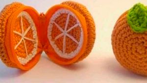 Kiwi Crochet Coasters(Set Of 4 Withcover)