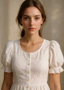 White Eyelet Dress