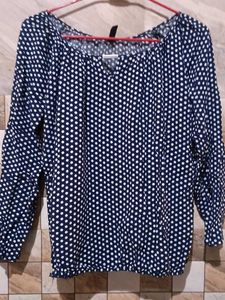 Dotted Top 💙...
