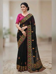 chiffon saree