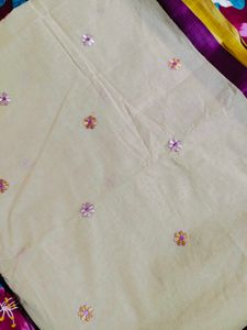 Elegant Embroidered Saree