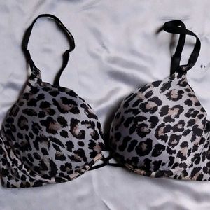 Premium Leopard Print Bra - Size34B