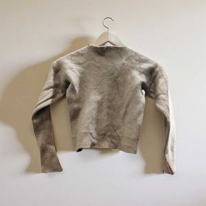 Women’s Beige Knit Sweater – Soft Winter Essential
