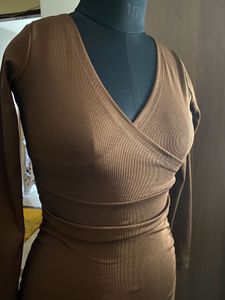 Wrap Bodycon Dress