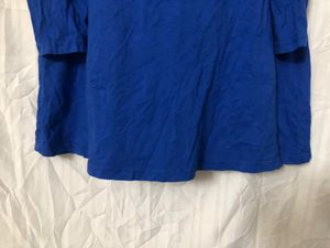 Blue Top  with cutout sleeves