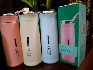 Glass Bottle With Silicone Cover 400ml