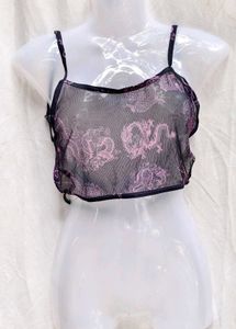DRAGON PRINT SHEIN CROP TOP