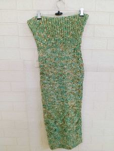 Green Knit Bodycon Dress