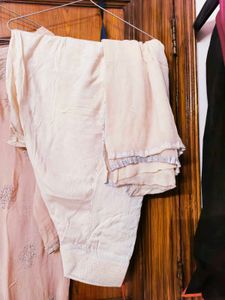 Peach Pink Stone Suit Set