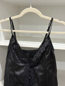 Lace Satin Slip Top