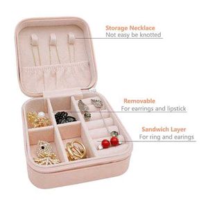 Pink Travel Jewelry Box