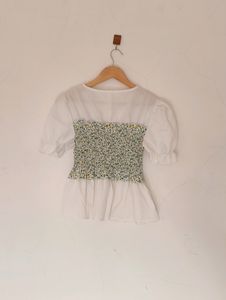 Semi Formal Korean Tops For Women + Net Top