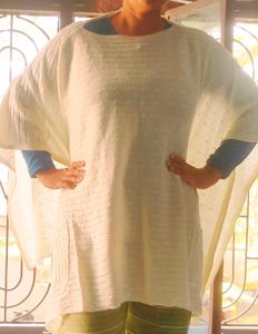 Woolen Poncho With Pockets For Women
