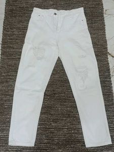 Rugged White Jeans