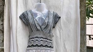 332011. Knit V-Neck Dress