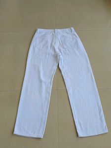 White Wide Leg Jeans
