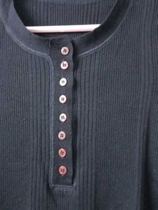 Button-Down Knit Top