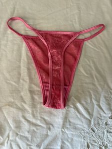 Beautiful Pink Thong Panty
