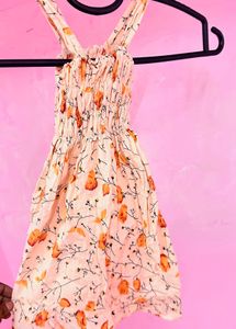 Cotton Floral Girls Dress