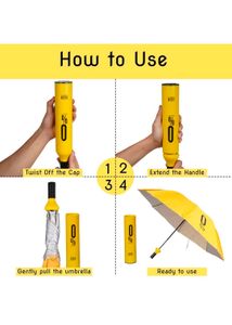 Yellow Bottle Umbrella