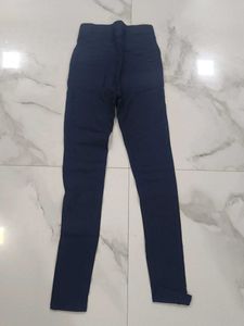 Stylish Navy Blue Slim Fit Pants