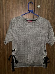 Patterned Grey T-Shirt (From Dubai)