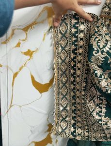 Emerald Green Embroidered Salwar Kameez
