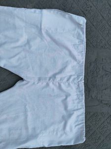 2 White Cotton Pyjama Men